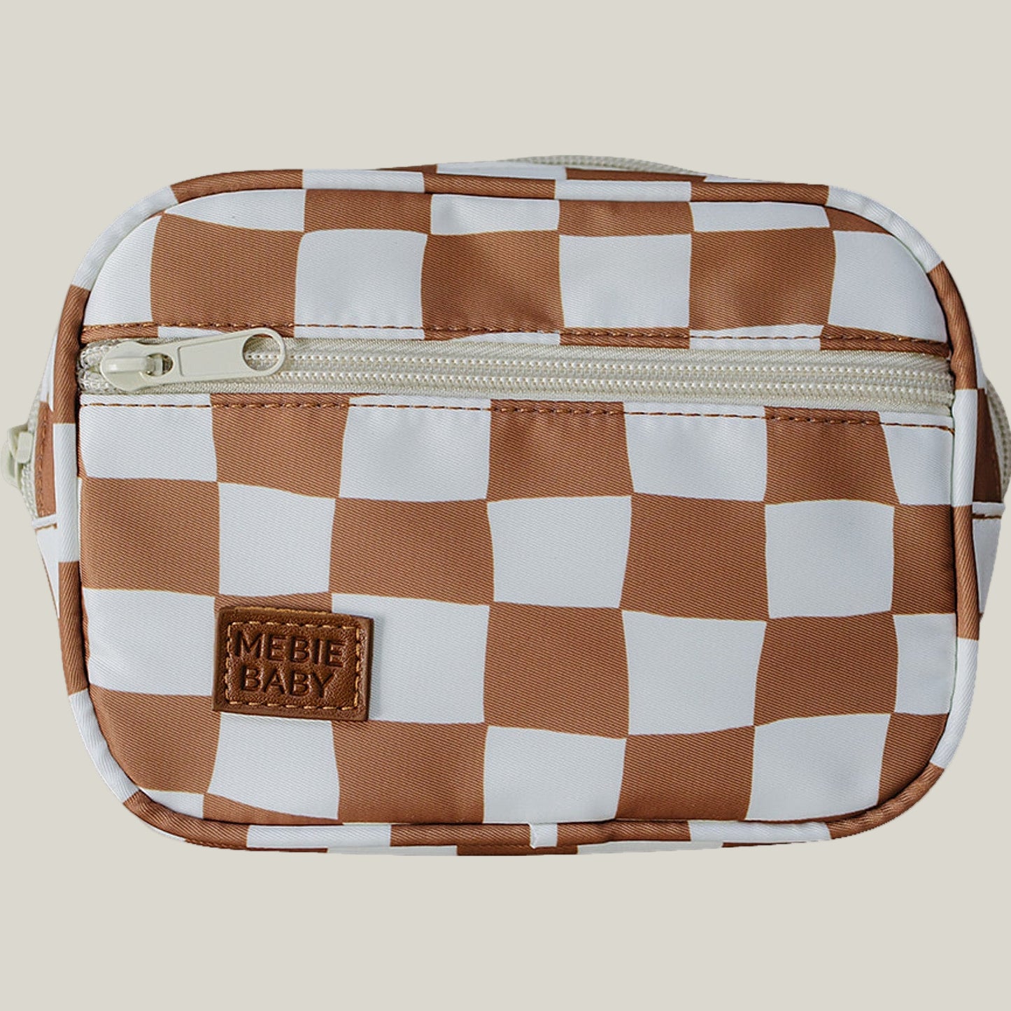 Rust Wavy Checkered Mini Fanny Pack
