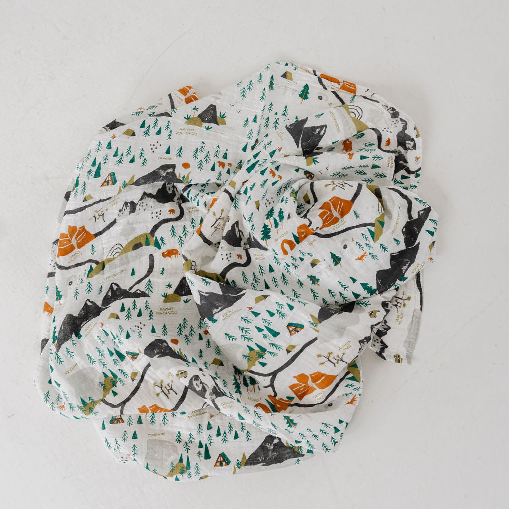 National Parks Swaddle (Mini Pattern)