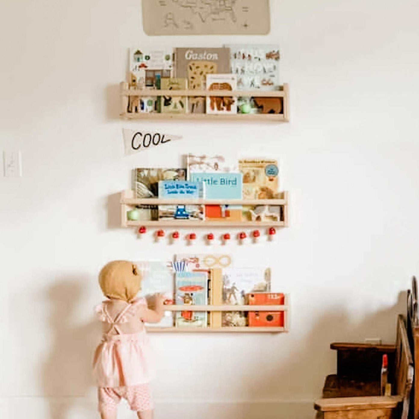 "Cool" Canvas Pennant | Handmade Wall Décor