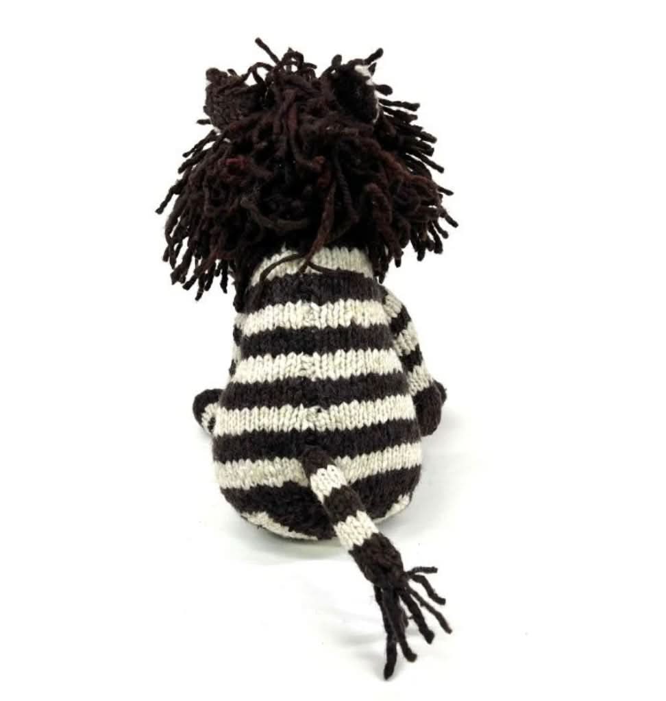 Wool Knit Buddy  | Zachary the Zebra
